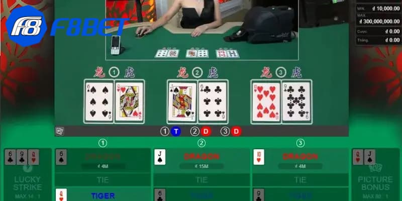 Cách chơi rồng hổ nhanh chóng, đơn giản nhất